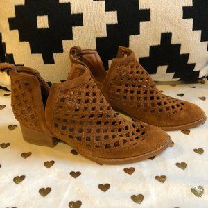 Jeffrey Campbell Taggart Suede Ankle Bootie